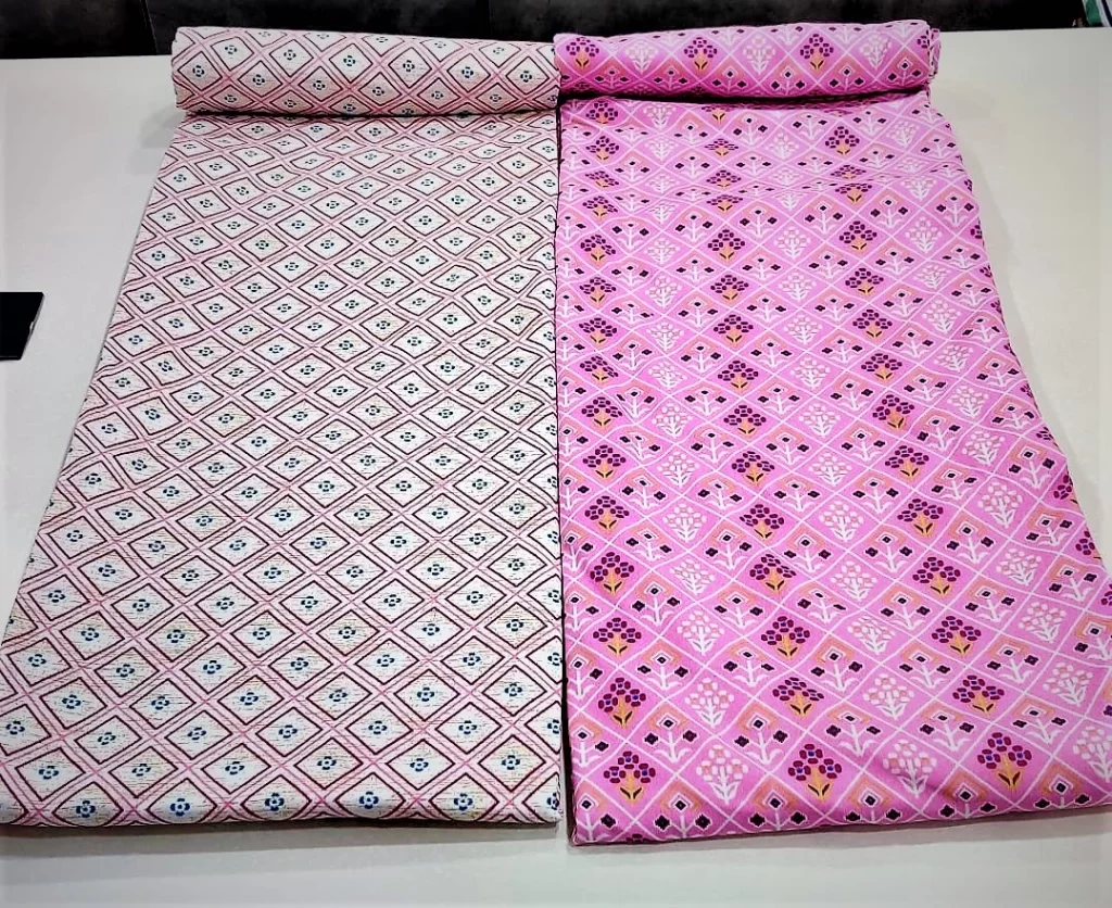 pink mulmul dohar pair