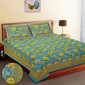 cotton_superkingsize_cotton_bedsheet_turquoise_yellow