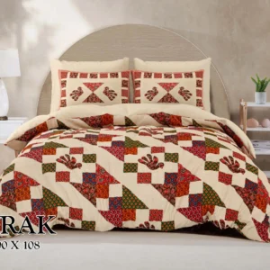 brown_maroon_cream_bedsheet)cotton_kingsize