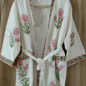 pink_handblock_bathrobe_white_waffle_cotton