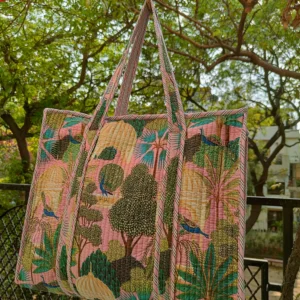 pink totebag