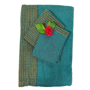 turquoise_handloom_bedsheet