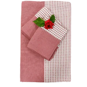 pink_white_handloom_bedsheet