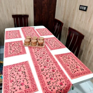 peach_red_table_runner_table_mat