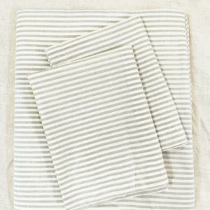 grey_white_striped_double_bedsheet_cotton