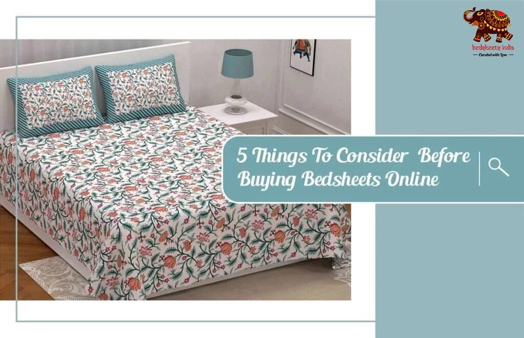 5 Things to Consider Before Buying Bedsheets Online