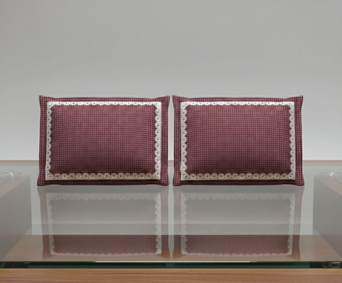 white_mauve_twill_cotton_superkingsize_bedsheet