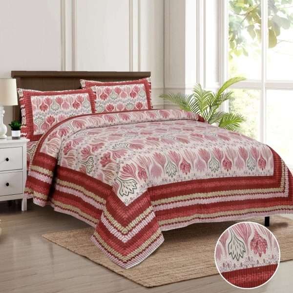 pink_maroon_kingsize_cotton_bedsheet