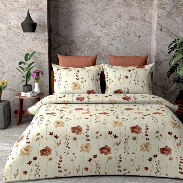 beige_superkingsize_cotton_bedsheet