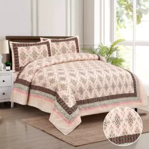 peach_red_green_double_bedsheet_mixed