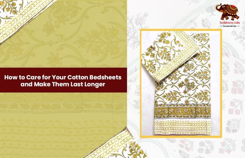 cotton bedsheets care tips