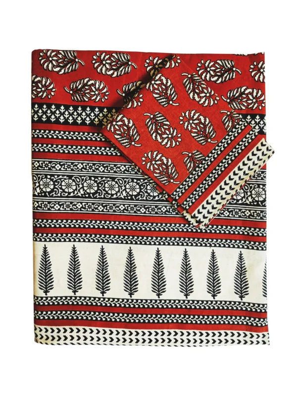 maroon_kalamkariprint_superkingsize_bedsheet