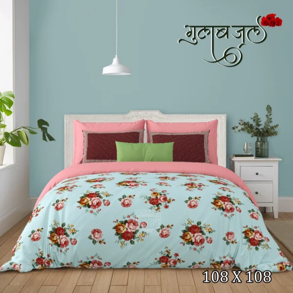 GULAB_JAL_BLUE_MAROON_cotton_superkingsize_bedsheet