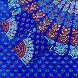 mandala_blue_double_bedsheet_traditional
