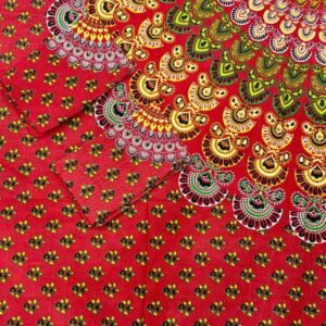 MANDALA_RED_DOUBLE_TRADITIONAL_bedsheet