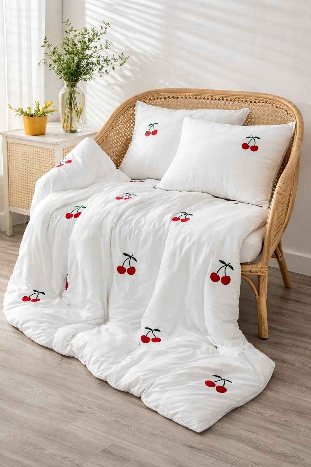 White-Cotton-Embroidered-Double-Bedsheet-with-Red-Cherr