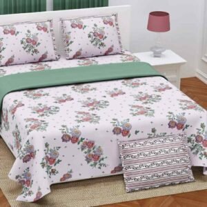 white_purple_f;loral_twill_superkingsize_bedseet