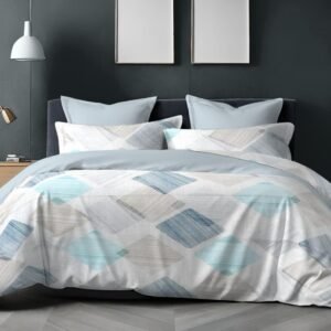 blue_grey_white_double_bedsheet_cotton