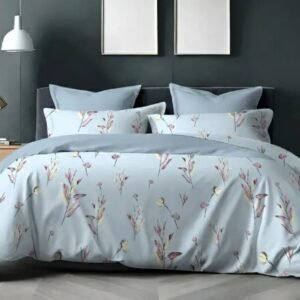 blue_yellow_cotton_double_bedsheet