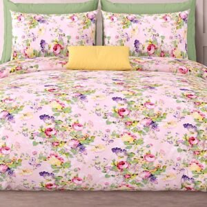 pink_floral_cotton_superkingsize_bedsheet