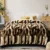 exquisite design Supersoft superwarm bedsheet and two pillow covers in beautiful shades of brown and cream in premium quality