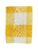 Elegant checkered design in yellow and white on cotton handloom single bedsheet