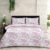 Exquisite print in pretty pink and white double bedsheet and two pillow covers in super premium percale cotton