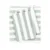 Exquisite striped grey and white pure cotton double bedsheet and two pillow covers