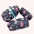 Exquisite quilted pouch bags (set of three)  pure cotton in shades of pink on purple