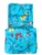 Bedsheet and dohar set in cotton in beautiful floral print on blue