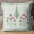 Exquisite handblock on canvas cotton cushion cover set of 5 cushions in pink, green and white