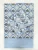 Exquisite floral print in grey and blue  pure cotton double bedsheet and two pillow covers