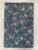 Exquisite ajrak neptol print in shades of blue and white pure cotton double bedsheet and two pillow covers