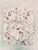 Exquisite floral print in pink and brown on peach pure cotton double bedsheet and two pillow covers