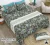 Floral print on brownish grey on  double  bedsheet in premium pure cotton and two pillow covers