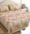 premium cotton bedsheet set and premium cotton double dohar in turquoise and orange