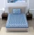 Blue single bedsheet with one pillow cover