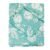 Exquisite shades of green and white in contemporary print on premium cotton satin  bedsheet and two pillow covers