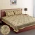 Exquisite cream red ethnic  cotton double bedsheet