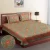 Exquisite green orange ethnic cotton  double bedsheet