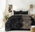 Supersoft warm floral design bedsheet and  pillow covers in beautiful shades of brown and grey