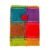 Elegant multicoloured, checkered cotton handloom single bedsheet
