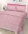 pink booty print double bedsheet