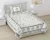 Elegant jaal print in green on cream in pure premium cotton on single bedsheet with one pillow cover