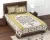 Moghul print on cotton single bedsheet and two pillow covers in beautiful colours of peach and cream (Copy)